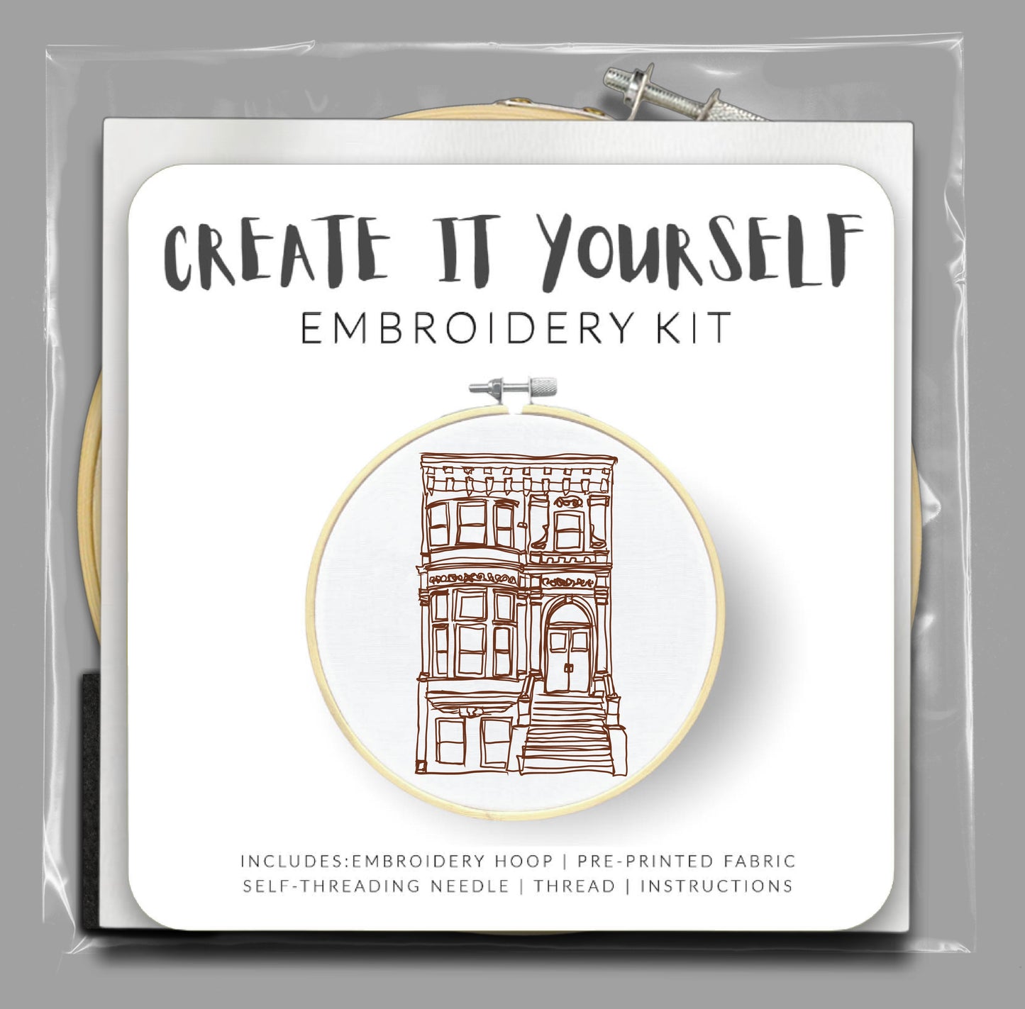 Brownstones Embroidery Kit