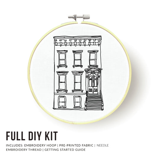 Brownstones Embroidery Kit