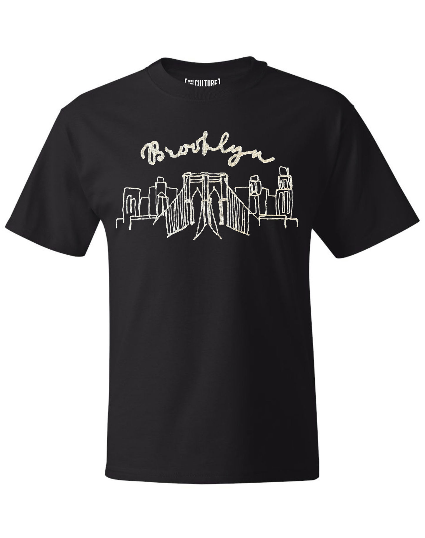 Brooklyn Bridge Embroidered T-shirt