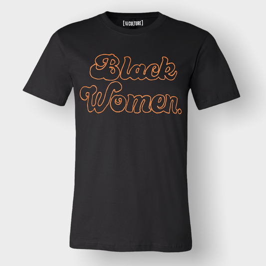 BLACK WOMEN Embroidered Unisex T-shirt