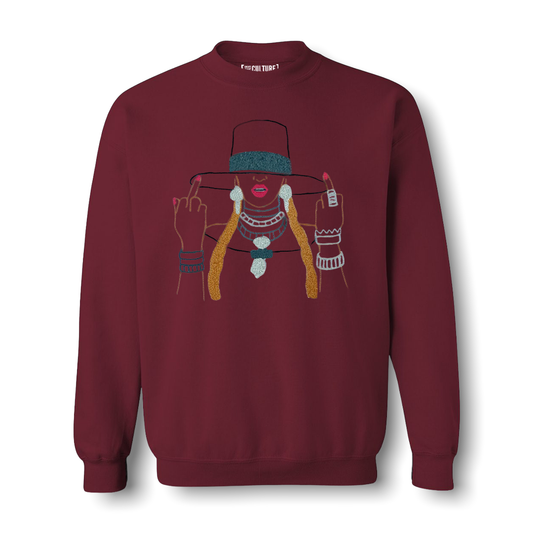 Slay Embroidered Sweatshirt