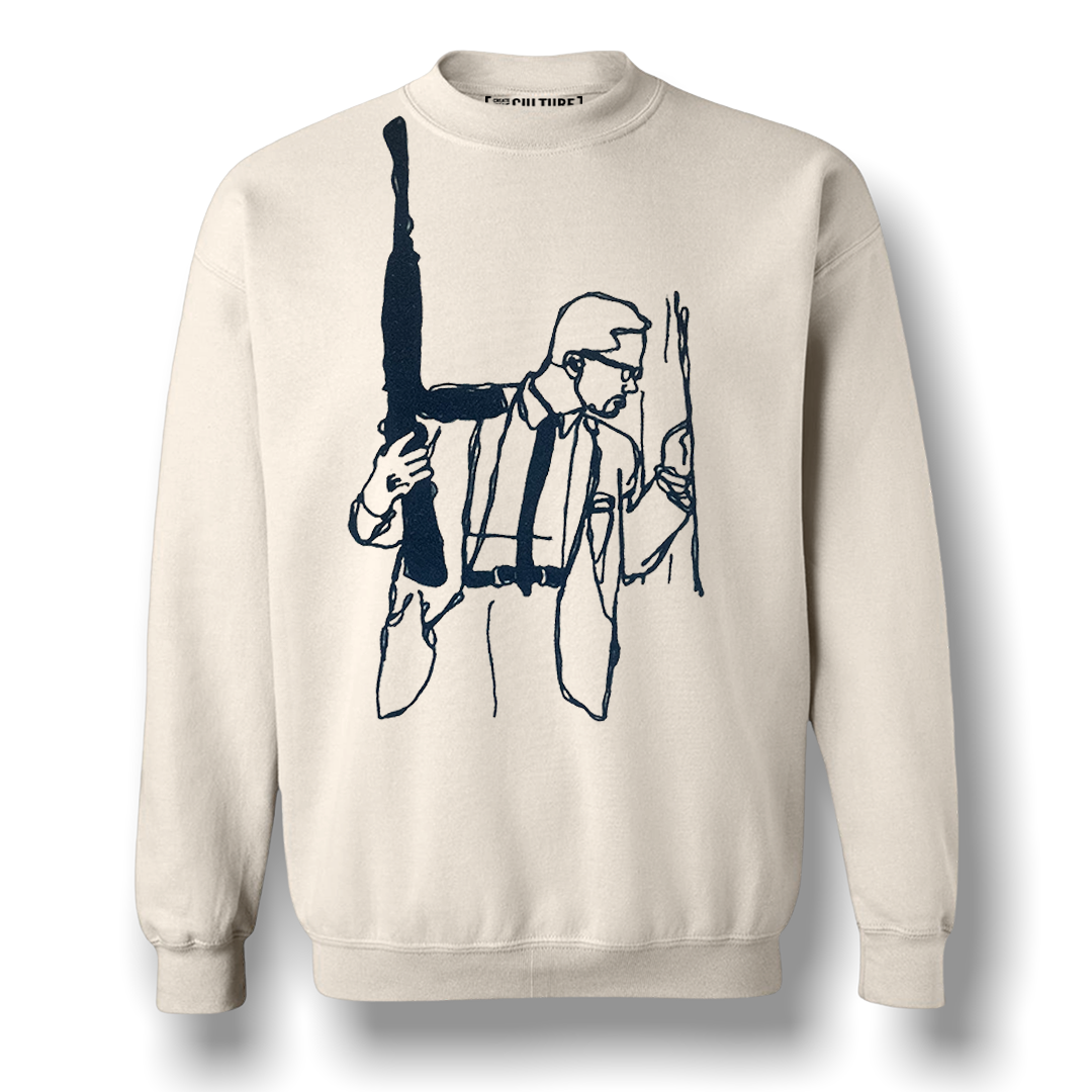 By Any Means Necessary Embroidered Sweatshirt