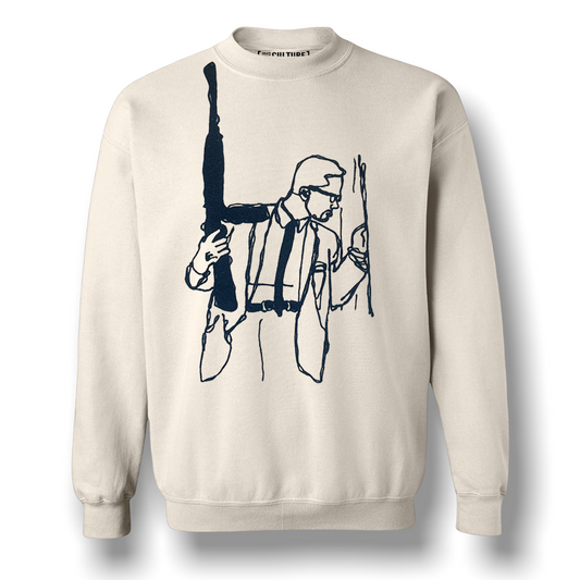 By Any Means Necessary Embroidered Sweatshirt