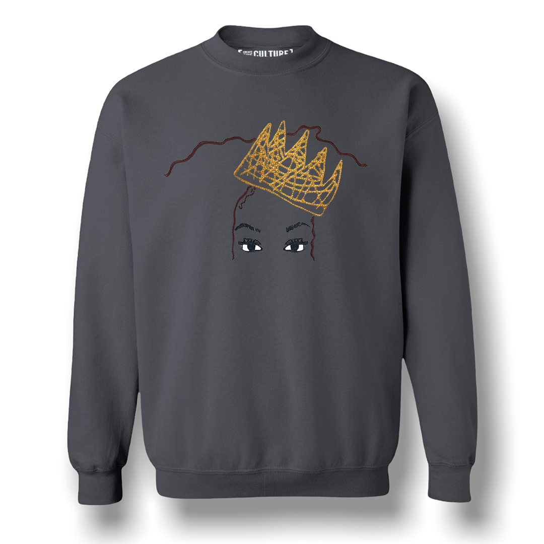 Queenin' Embroidered Sweatshirt
