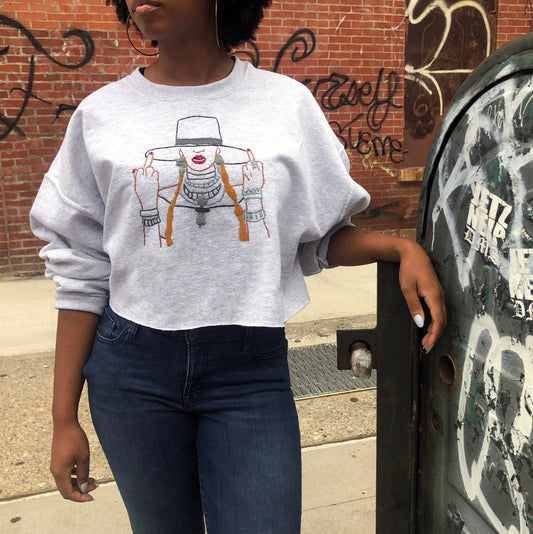 Slay Crop Sweatshirt