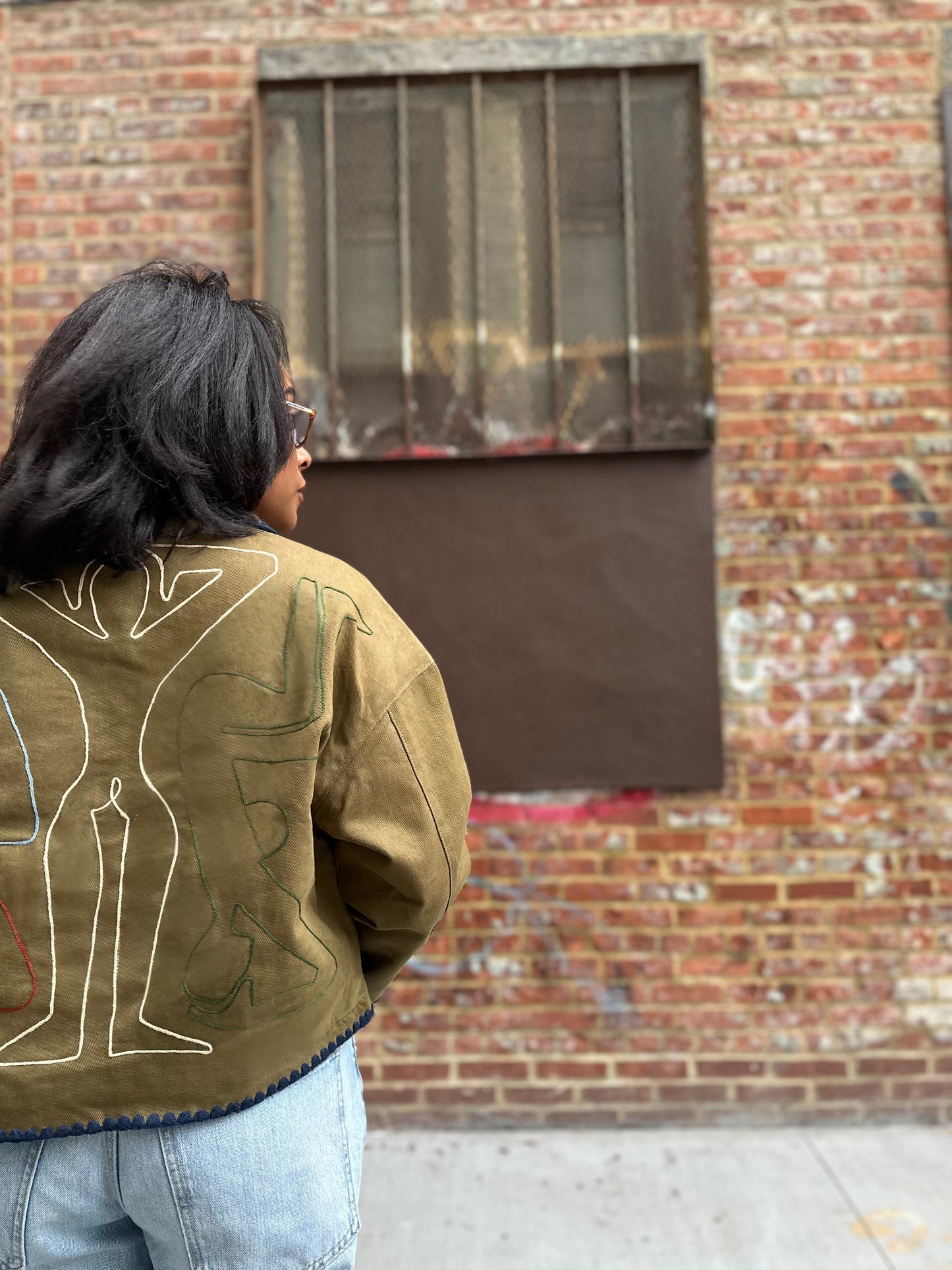 Douglas Embroidered Collar Jacket