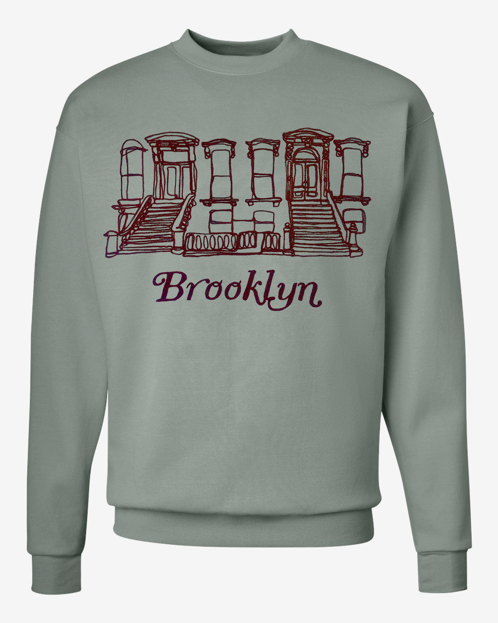 Brooklyn Stoop Embroidered Sweatshirt
