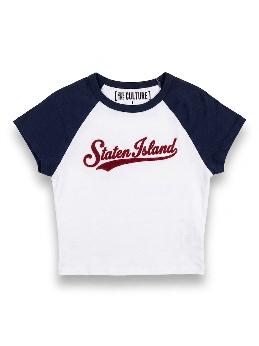 The Borough Series: Raglan Embroidered Tee