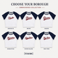 The Borough Series: Raglan Embroidered Tee