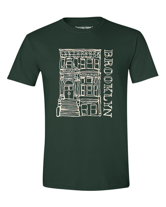 Brownstone Borough Brooklyn/Harlem Embroidered T-shirt