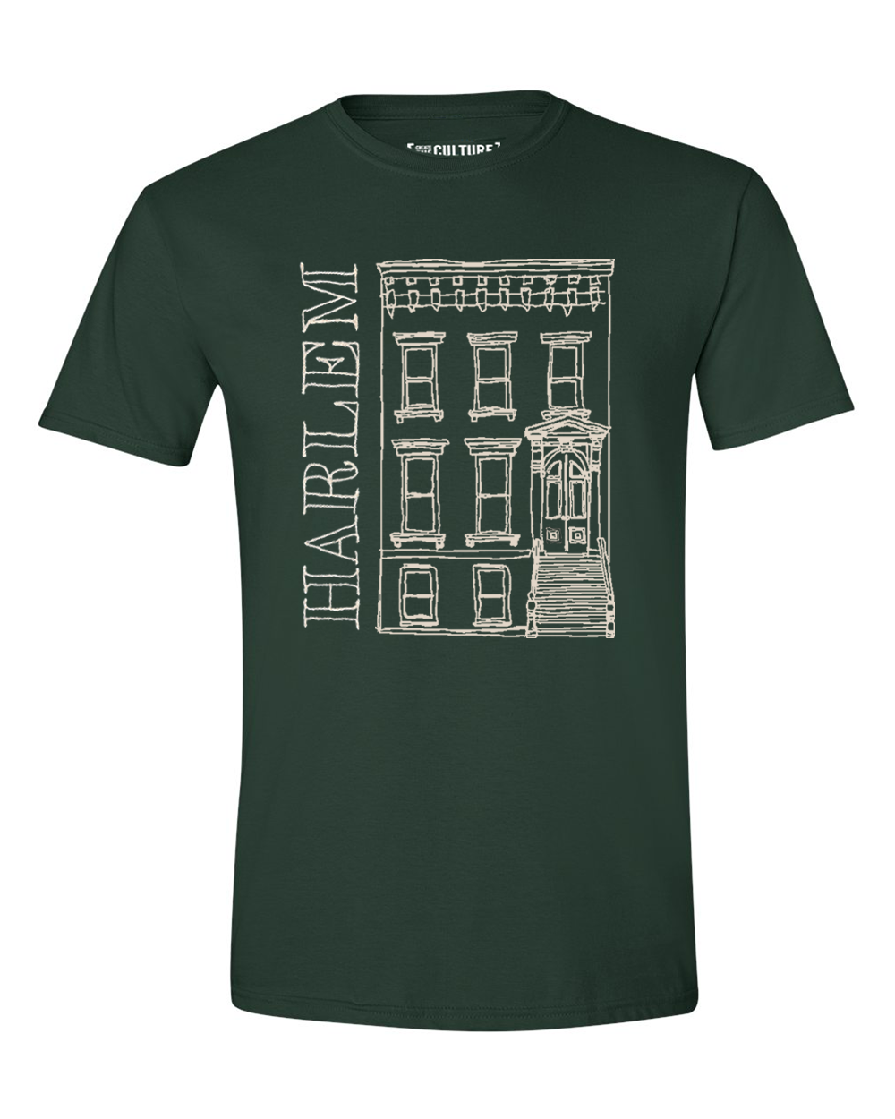 Brownstone Borough Brooklyn/Harlem Embroidered T-shirt