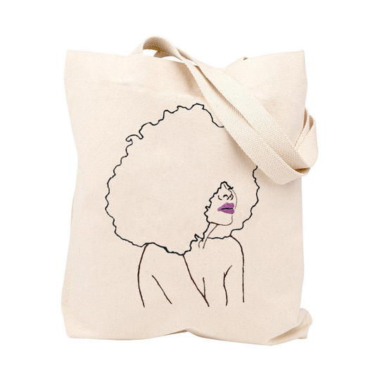 Shea Butter Babe Embroidered Tote