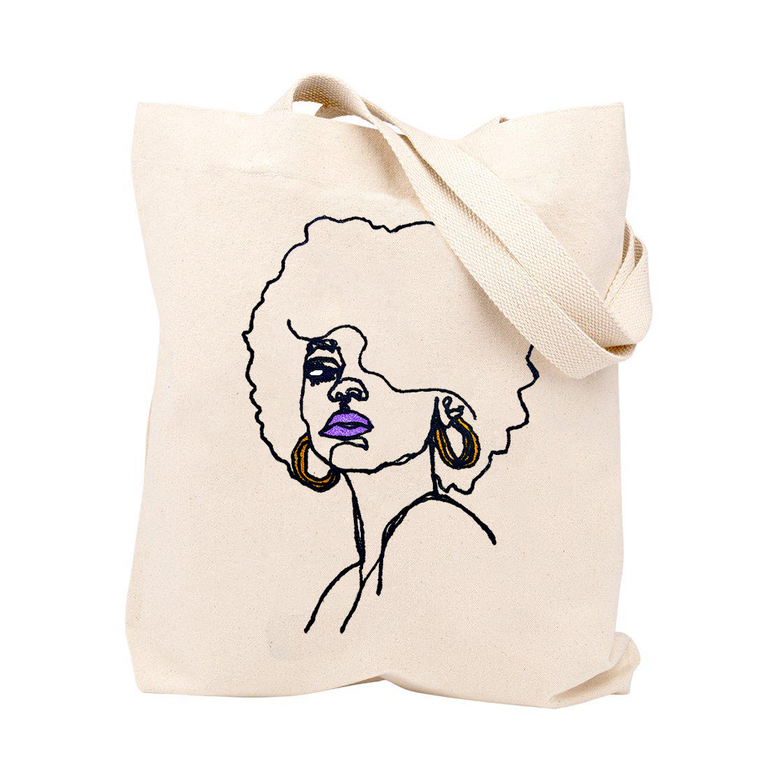 Glamorous Embroidered Tote