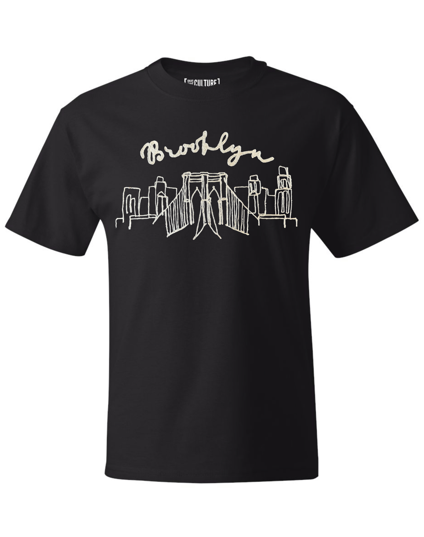 Brooklyn Bridge Embroidered  T-shirt