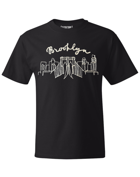 Brooklyn Bridge Embroidered  T-shirt