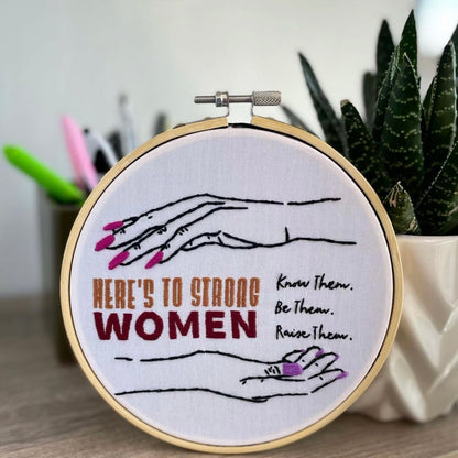 Strong Women Embroidery Kit