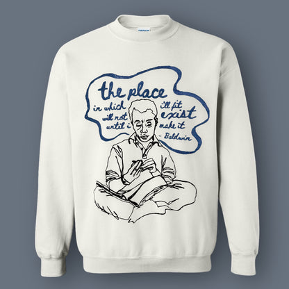 Baldwin Quote Embroidered Unisex Sweatshirt