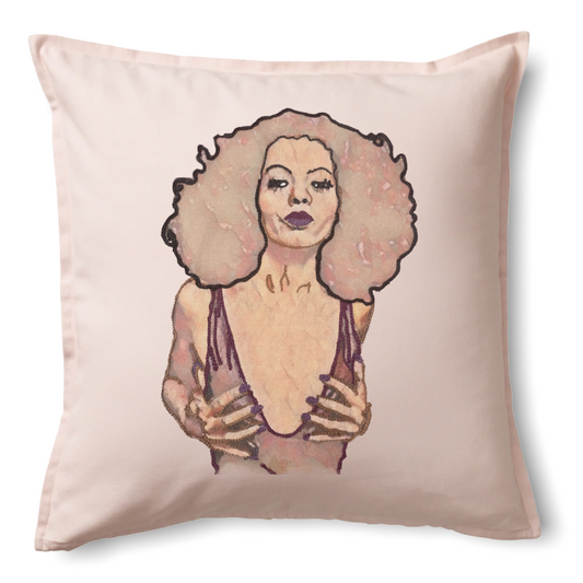 Diana, Embroidered Pillow