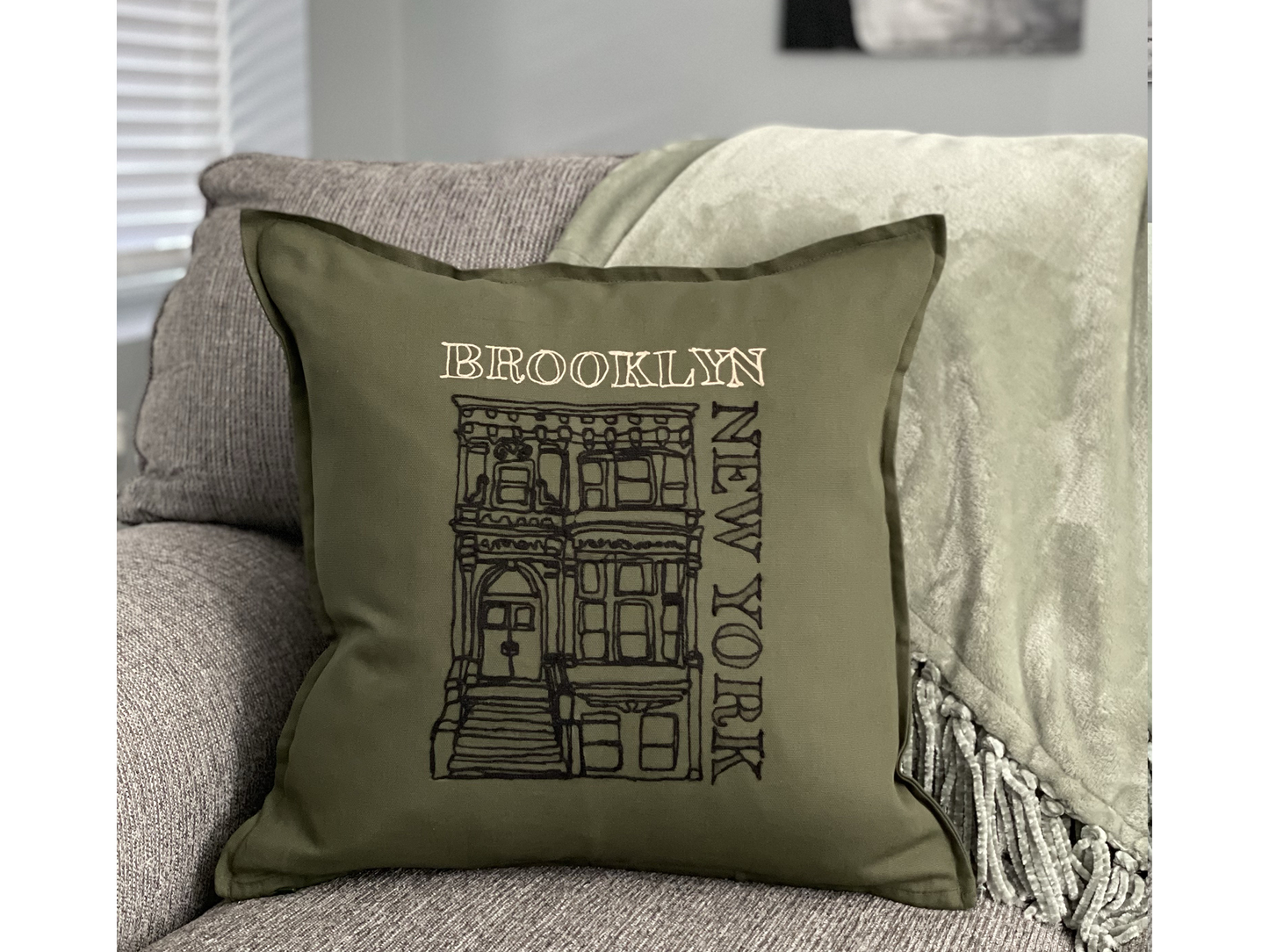 The Brownstone 20x20 Pillow