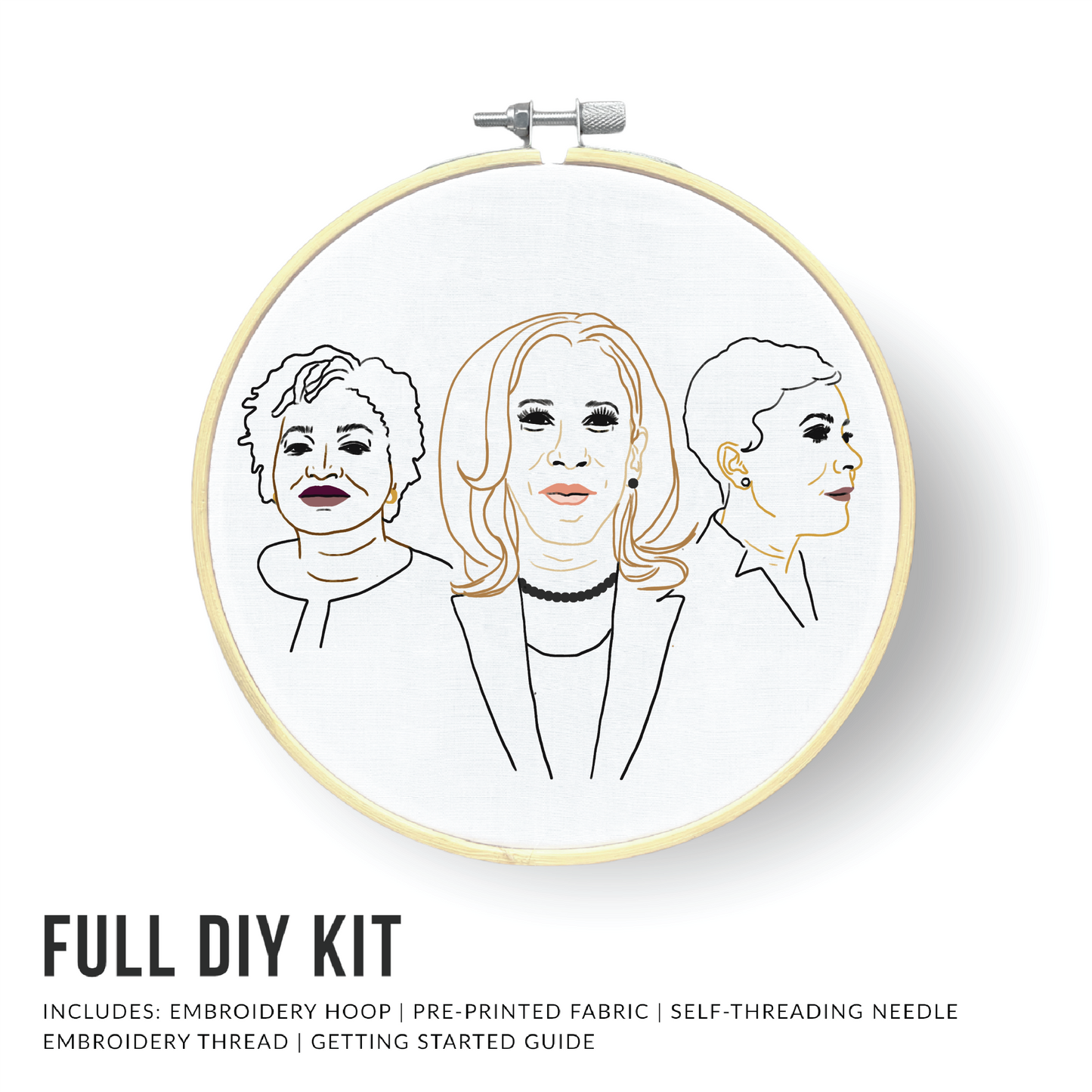 Her-Story Embroidery Kit