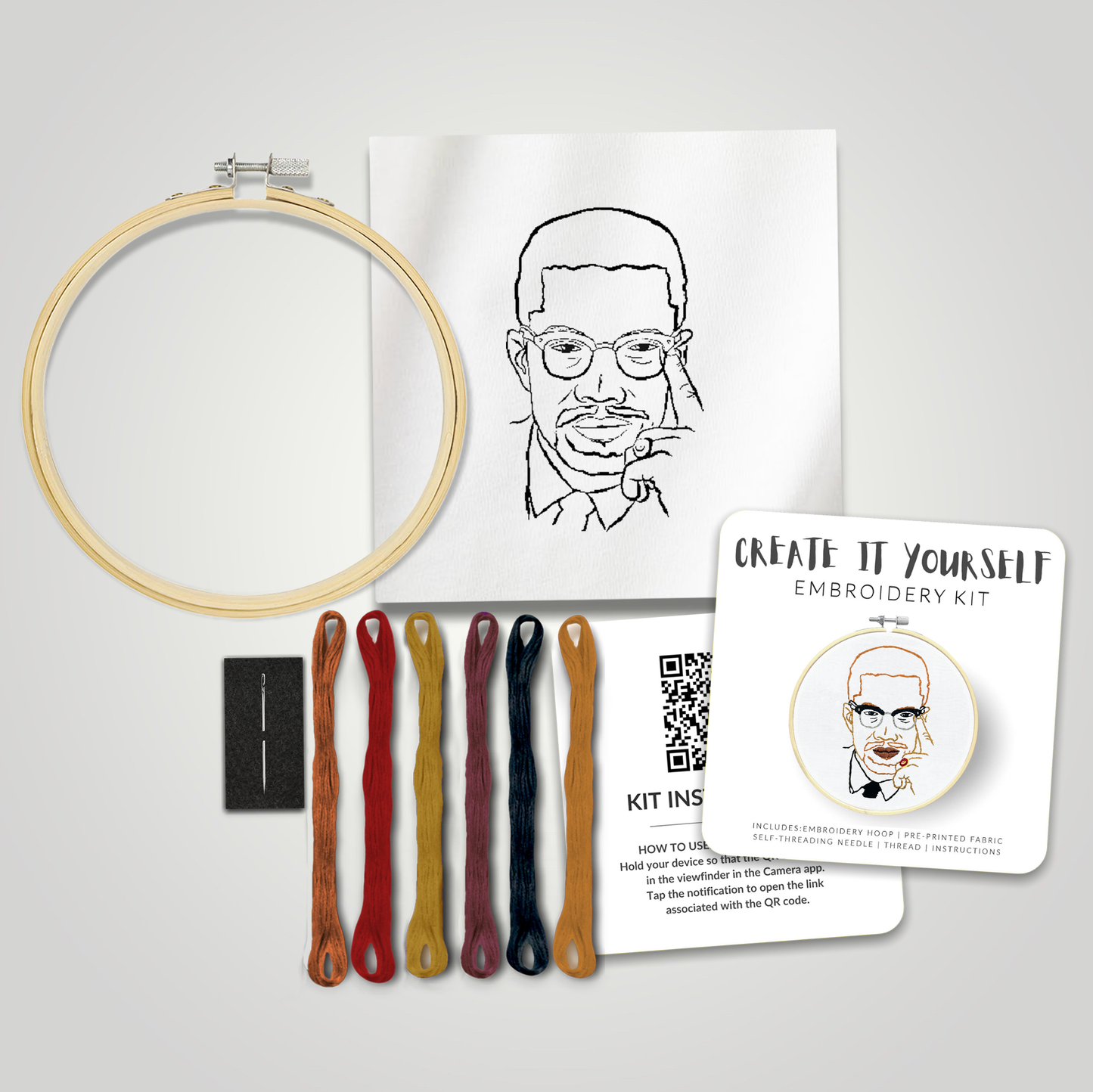 Malcolm DIY Embroidery Kit