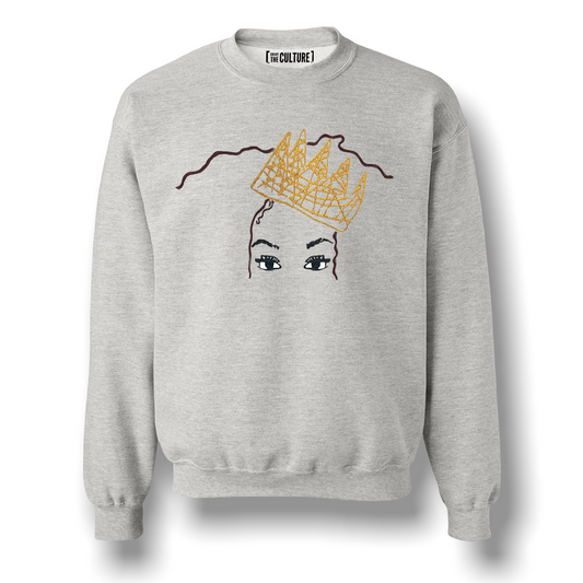 Queenin' Embroidered Sweatshirt
