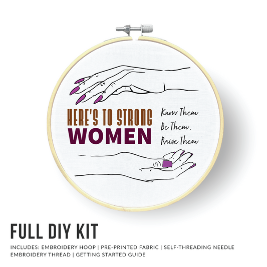Strong Women Embroidery Kit