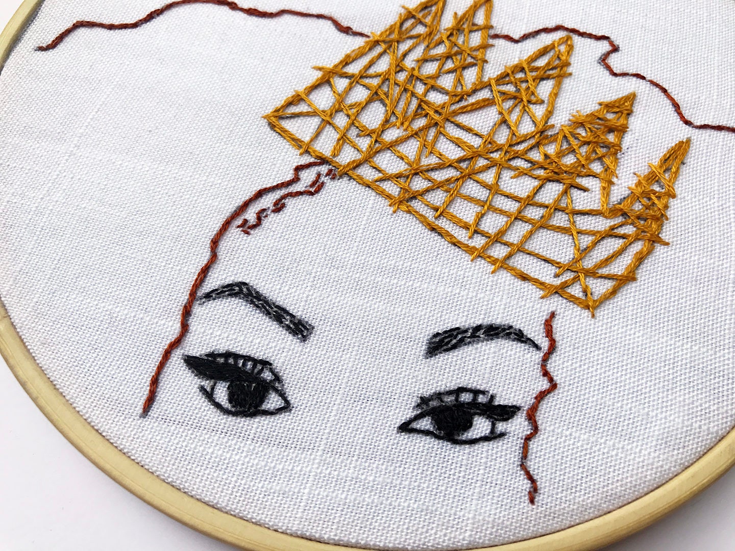 Queenin' Embroidery Kit