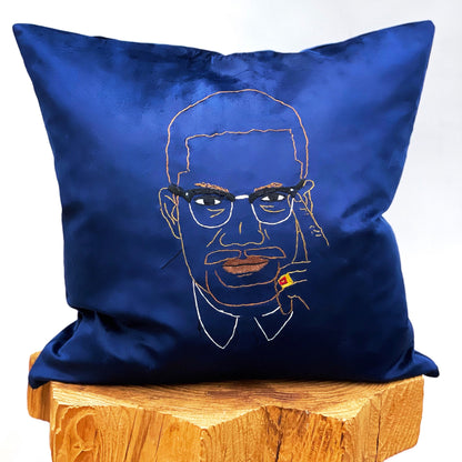 Malcolm X, 20x20 Pillow