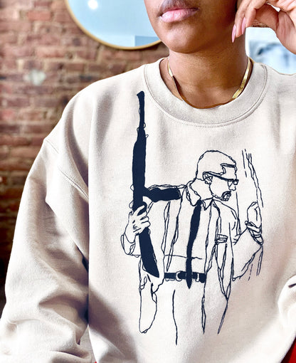 By Any Means Necessary Embroidered Sweatshirt