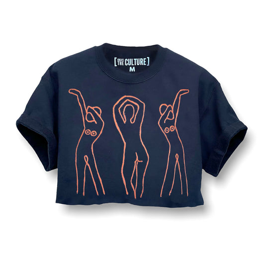 Trinité Short-Sleeved Embroidered Sweatshirt